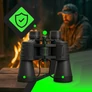 Kép 9/11 - HD minőségű nagy Vadásztávcső,10 x 50, 10 x zoom, tokkal, üveg optikával