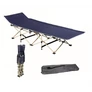Kép 4/5 - Nagyméretű strapabíró kempingágy 190 x 66 cm 150 Kg teherbírás kék