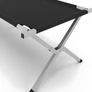 Kép 7/13 - Nagyméretű strapabíró összecsukható kempingágy 190 x 62 cm 100 Kg fekete RG