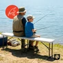 Kép 6/8 - Epifit Nagyméretű masszív összecsukható Vendéglátó, Catering pad 180 x 43,5 cm, 200 kg 