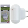 Kép 3/3 - Elektromos, konnektorba dugható szúnyogirtó, rovarirtó LED fénnyel - fehér ovális