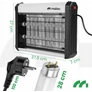 Kép 7/11 - MasterKiller Megbízható Erős Elektromos 2 csöves szúnyogirtó, UV lámpa, 16W, 3800V