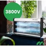 Kép 7/13 - MasterKiller Megbízható Erős Elektromos 2 csöves szúnyogirtó UV lámpa 30W 3800V