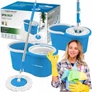 Kép 1/8 - Perfect Clean Spin Mop forgófejes felmosó készlet