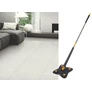 Kép 3/9 - Dupla Lapos felmosó mop padlótisztításhoz csavaró összenyomás funkcióval, szürke, 140 cm