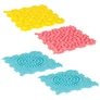 Kép 7/7 - Érzékszőnyeg montessori lábmasszázs puzzle 8 darab pasztell színű