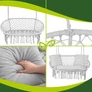 Kép 5/9 - Gardlov double gray stork's nest swing