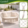 Kép 12/17 - Gardlov double cream stork's nest swing