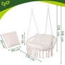 Kép 5/17 - Gardlov double cream stork's nest swing