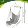 Kép 2/22 - Swing - hanging chair 210cm gray Gardlov