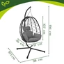 Kép 24/24 - Swing - hanging chair 185cm Gardlov