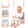 Kép 1/19 - Kruzzel 3-in-1 gray-beige children's swing