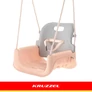 Kép 5/19 - Kruzzel 3-in-1 gray-beige children's swing