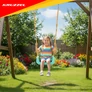 Kép 16/22 - Kruzzel 3-in-1 Cream and Turquoise Children's Swing