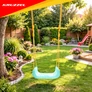 Kép 17/22 - Kruzzel 3-in-1 Cream and Turquoise Children's Swing