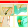 Kép 18/22 - Kruzzel 3-in-1 Cream and Turquoise Children's Swing