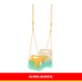 Kép 9/22 - Kruzzel 3-in-1 Cream and Turquoise Children's Swing