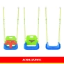 Kép 12/23 - Kruzzel 3-in-1 green and blue children's swing