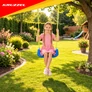 Kép 14/23 - Kruzzel 3-in-1 green and blue children's swing