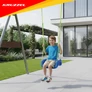 Kép 16/23 - Kruzzel 3-in-1 green and blue children's swing