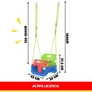 Kép 5/23 - Kruzzel 3-in-1 green and blue children's swing