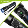 Kép 27/32 - 800lm Trizand 26950 tactical flashlight
