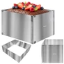 Kép 1/24 - Ruhhy rectangular cake tin/confectionery rim