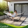 Kép 18/25 - Garden hammock 200x150cm Gardlov with frame 27293