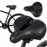Kép 1/6 - Rugalmas habszivacs kerékpár nyereg fényvisszaverővel, 27x16 cm, extra kényelem és biztonság
