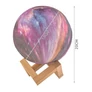 Kép 3/9 - Moon night light 15cm 16 colors
