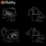 Kép 20/22 - Ruhha's code padlock