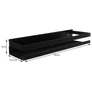 Kép 3/10 - Ruhhy black bathroom shelf