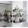 Kép 7/10 - Ruhhy black bathroom shelf