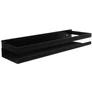Kép 9/10 - Ruhhy black bathroom shelf