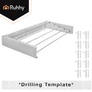 Kép 7/14 - Ruhhy 80cm wall-mounted clothes dryer