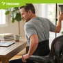 Kép 6/16 - Back support belt - 24 magnets - 110cm Trizand