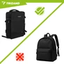 Kép 15/18 - Trizand black hiking backpack 42x32x40cm