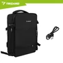 Kép 8/18 - Trizand black hiking backpack 42x32x40cm