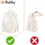 Kép 6/15 - Ruhhy Anti-slip Clothes Hanger 20 pcs