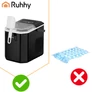 Kép 12/19 - Ice cube maker 1.2l black Ruhhy