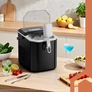 Kép 14/19 - Ice cube maker 1.2l black Ruhhy