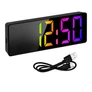 Kép 14/17 - Alarm clock - Izoxis colorful LED clock