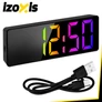 Kép 6/17 - Alarm clock - Izoxis colorful LED clock