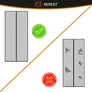 Kép 7/16 - Mosquito net for doors 100x210cm HQ Repest