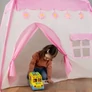 Kép 13/15 - Children's tent HOUSE + lights 23472