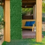Kép 11/18 - Artificial hedge for balcony 5x0.5m Gardlov 25342