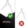 Kép 8/9 - Standing hanger 170cm - white Ruhhy 26360