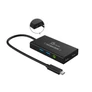 Kép 1/5 - j5create JVA01, Fekete, USB 3.2 Gen 1 (3.1 Gen 1), 1920 x 1080 pixelek, Digitális kamera, Játékkonzol, PC, Műanyag, 0,3 M