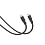 Kép 2/6 - Digitus AK-300350-005-S, 0,5 M, USB C, USB C, USB 2.0, 80 Gbit/s, Fekete