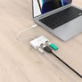Kép 4/4 - j5create JCA379EW-N, USB C-típus, HDMI, USB 3.2 Gen 1 (3.1 Gen 1) Type-A, USB C-típus, 5000 Mbit/s, Fehér, 100 W, Kína